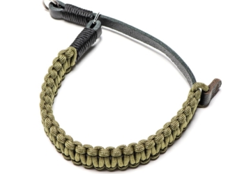 Paracord Handstrap, black/olive, created by COOPH