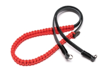 Paracord Strap, black/red, 126cm, created by COOPH